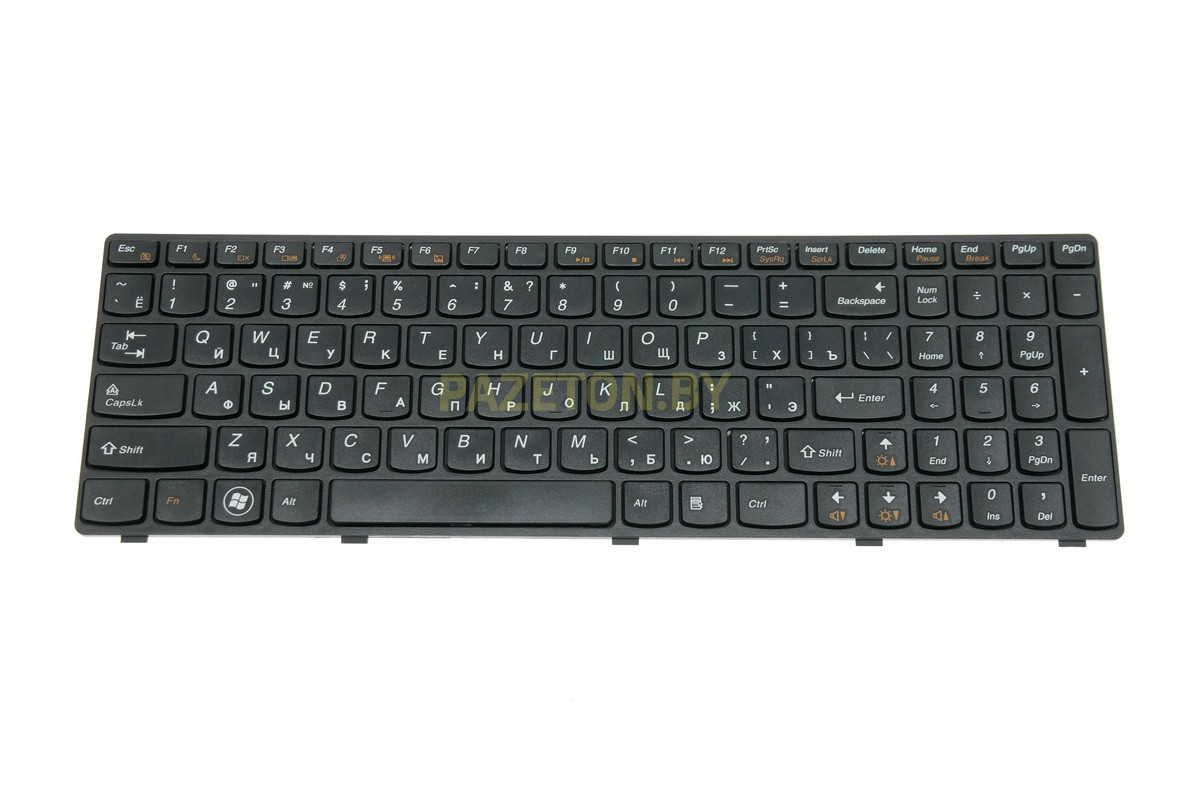 Клавиатура для ноутбука Lenovo Ideapad G580A G585 G590 G790 черная