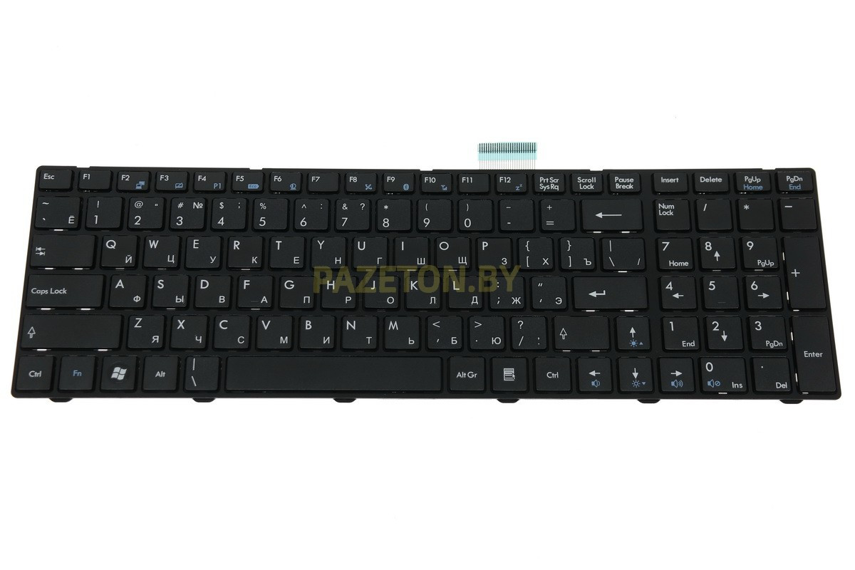 Клавиатура для ноутбука MSI GT660R GX660 GX660R MS-1681 черная