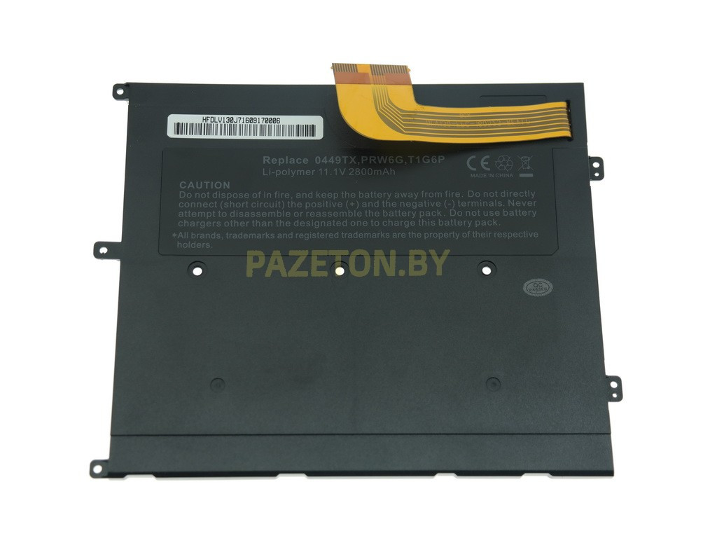 0449TX 0NTG4J 0PRW6G батарея для ноутбука li-ion 11,1v 2700mah черный