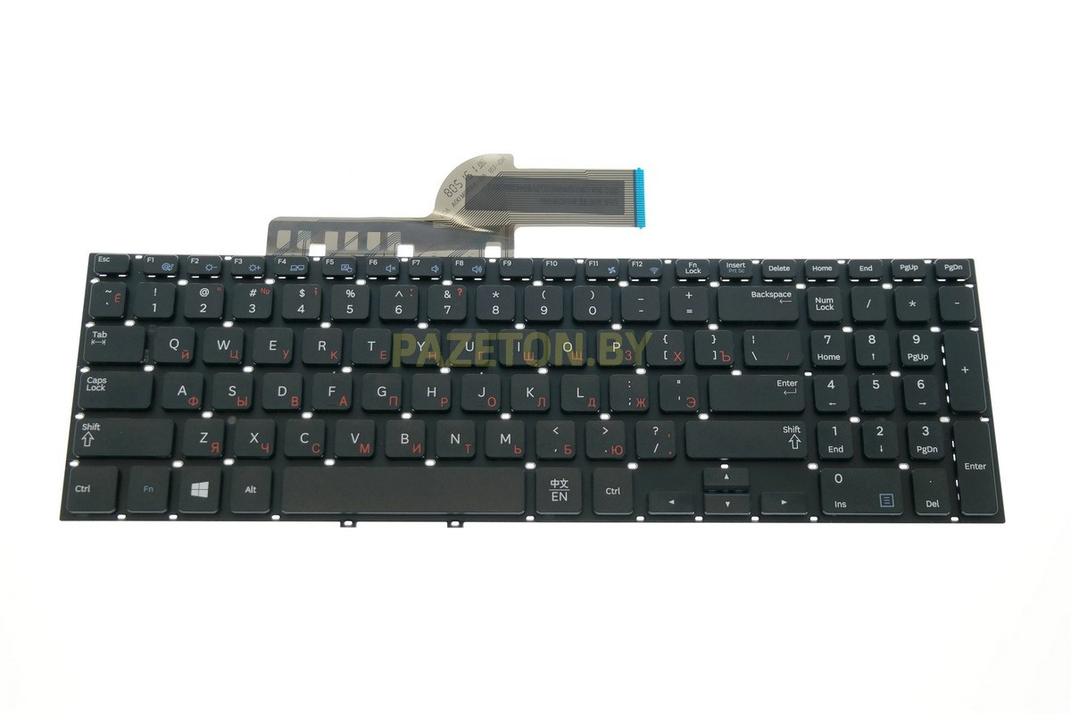 Клавиатура для ноутбука Samsung 355E5C NP270E5E NP270E5G NP270E5J черная - фото 1 - id-p135120843