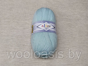 Пряжа Alize Lanagold 800, Ализе Ланаголд 800, турецкая, шерсть с акрилом, для ручного вязания (цвет 522)