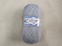 Пряжа Alize Lanagold 800, Ализе Ланаголд 800, турецкая, шерсть с акрилом, для ручного вязания (цвет 684)