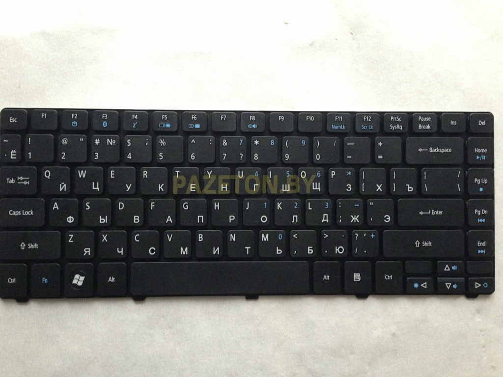 Клавиатура для ноутбука Acer Aspire 4810 4810T 4820T 4820TG черная