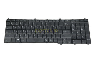 Клавиатура для ноутбука Toshiba Satellite L670D, L675, L675D черная