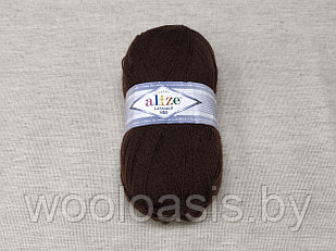 Пряжа Alize Lanagold 800, Ализе Ланаголд 800, турецкая, шерсть с акрилом, для ручного вязания (цвет 26)