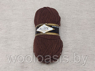Пряжа Alize Lanagold Classic, Ализе Ланаголд Классик, турецкая, шерсть с акрилом, для ручного вязания (цвет 583)