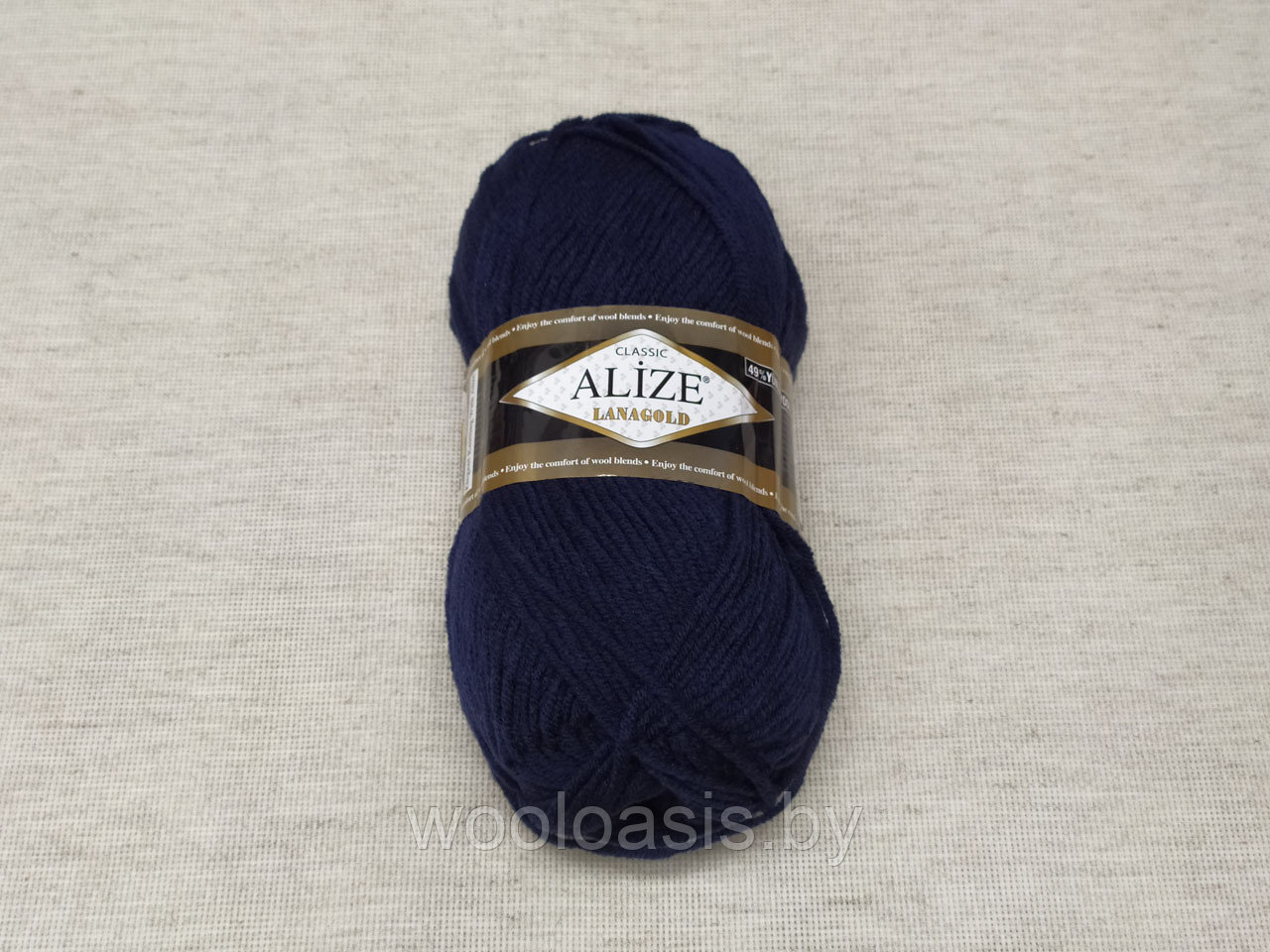 Пряжа Alize Lanagold Classic, Ализе Ланаголд Классик, турецкая, шерсть с акрилом, для ручного вязания (цвет 58)