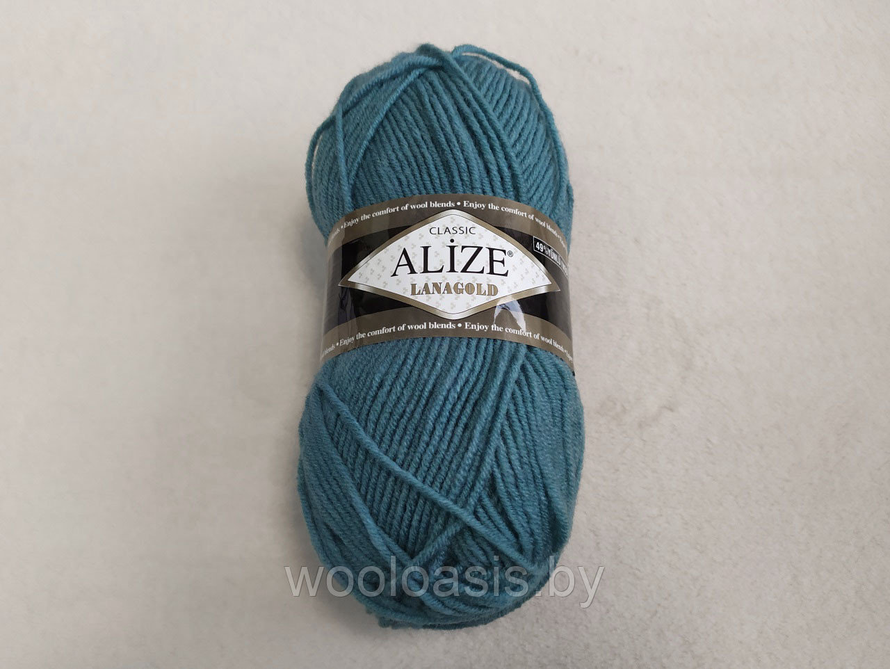 Пряжа Alize Lanagold Classic, Ализе Ланаголд Классик, турецкая, шерсть с акрилом, для ручного вязания (цвет 386)