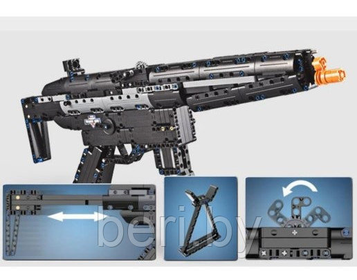 C81006W Конструктор CaDa Block Gun "Пистолет-пулемет MP5", 617 деталей, аналог Lego - фото 7 - id-p167533950