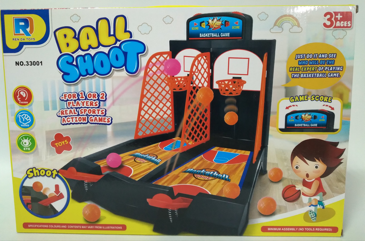 Настольная игра "Баскетбол для двоих" Ball Shoot - фото 1 - id-p167540565