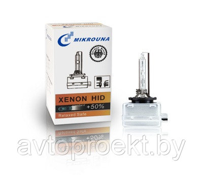 D3S Mikrouna 4300K штатная кненоновая лампа - фото 1 - id-p22483389