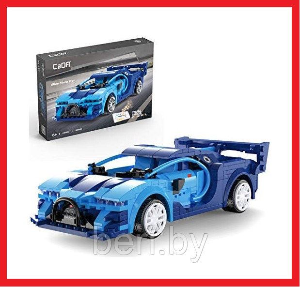С51073W Конструктор на радиоуправлении CaDa "Blue Race Car", 325 деталей, аналог Lego - фото 1 - id-p167543330