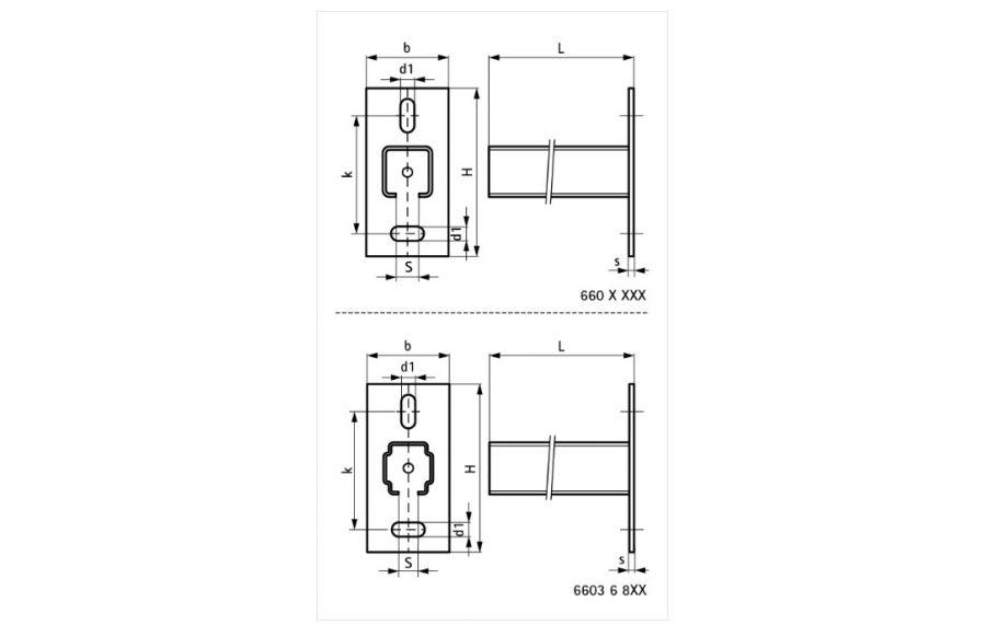 Консоль стеновая Walraven BIS RapidRail BUP WM0 150 мм, Нидерланды - фото 2 - id-p167544150