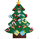 Елочка из фетра с новогодними игрушками Merry Christmas, 80 х 70 см, фото 6