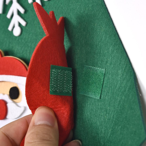 Елочка из фетра с новогодними игрушками Merry Christmas, 80 х 70 см - фото 8 - id-p167545439