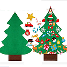 Елочка из фетра с новогодними игрушками Merry Christmas, 80 х 70 см, фото 2