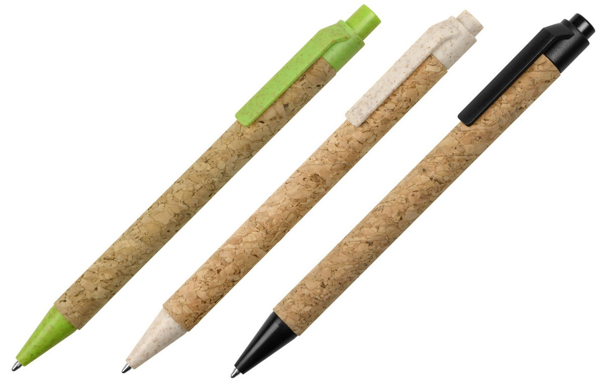 Оптом Ручка из пробки и переработанной пшеницы шариковая «Evora» - фото 1 - id-p167543866