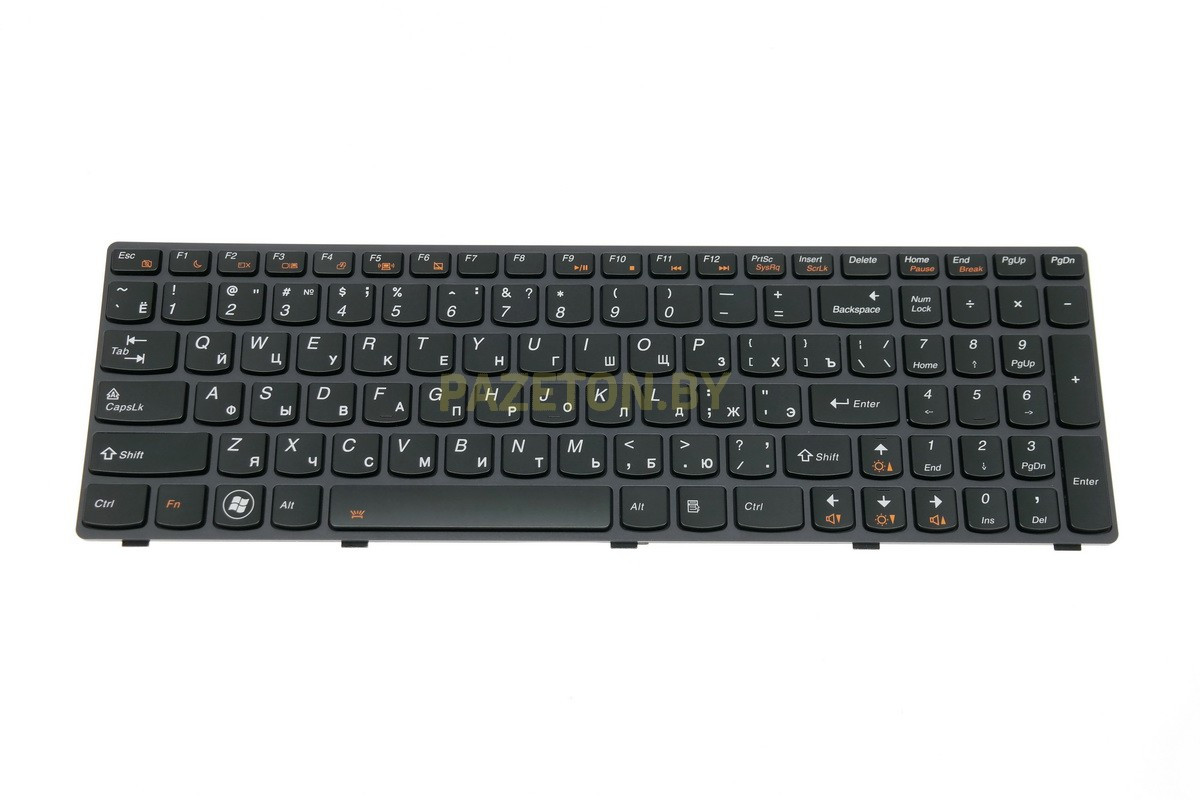 Клавиатура для ноутбука LENOVO Y580 с подсветкой и других моделей ноутбуков