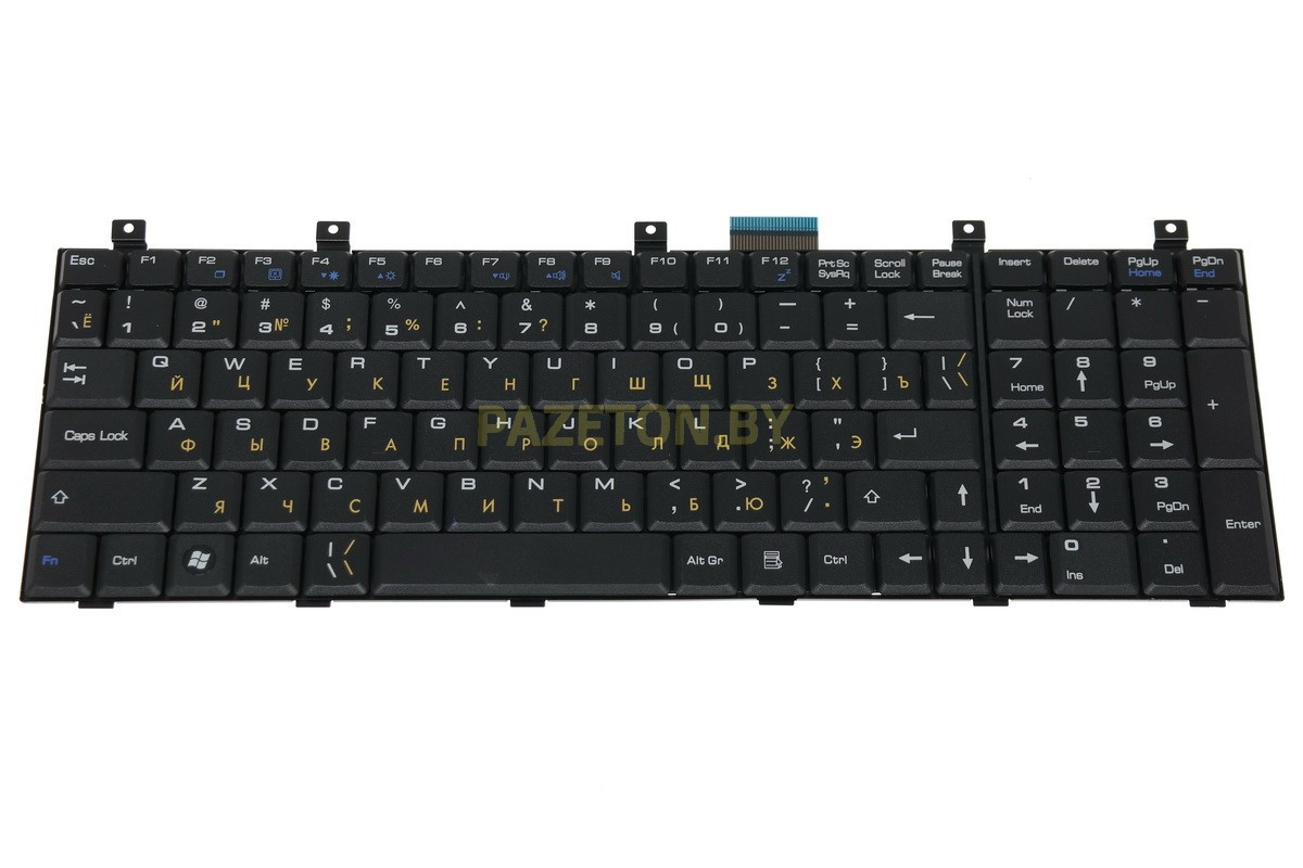 Клавиатура для ноутбука MSI GX633 M670 VX600 EX630 CR600 CR630 VR600 GT740 черная и других моделей ноутбуков - фото 1 - id-p94239150