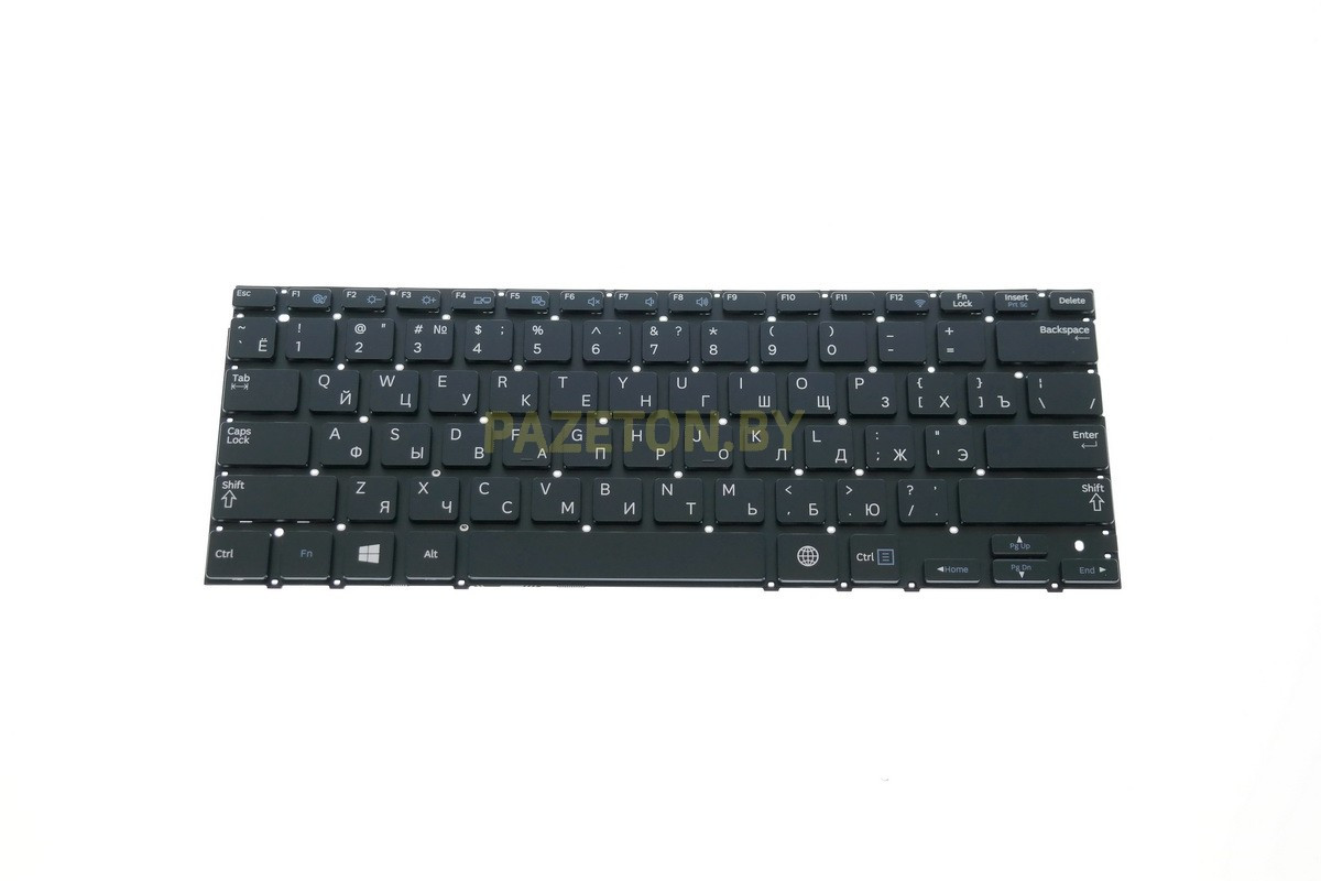 Клавиатура для ноутбука SAMSUNG NP535U3C NP540U3C черная прямой Enter и других моделей ноутбуков - фото 1 - id-p94239173