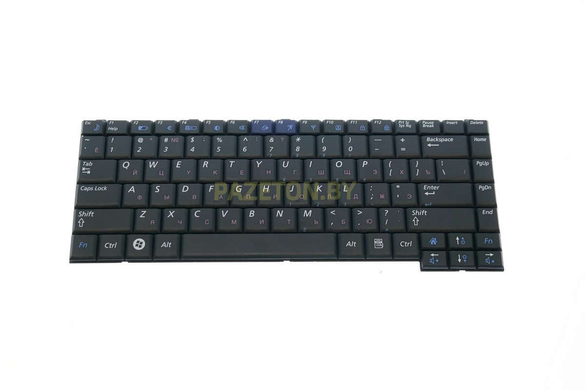 Клавиатура для ноутбука SAMSUNG R18 R20 R25 черная и других моделей ноутбуков