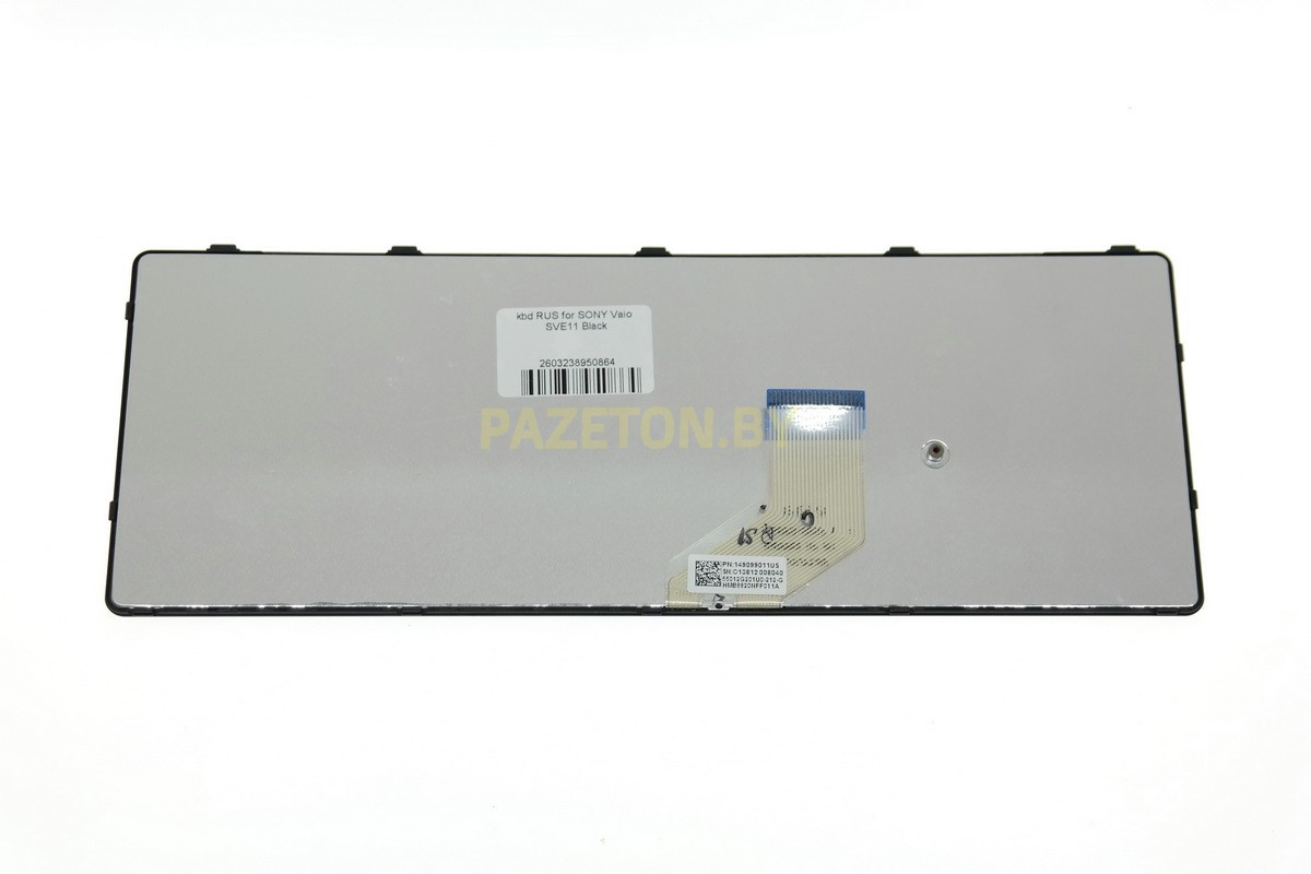 Клавиатура для ноутбука SONY Vaio SVE11 черная и других моделей ноутбуков - фото 2 - id-p94239188