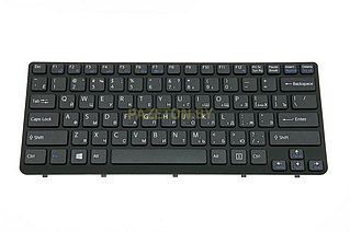 Клавиатура для ноутбука SONY Vaio SVE14 черная и других моделей ноутбуков