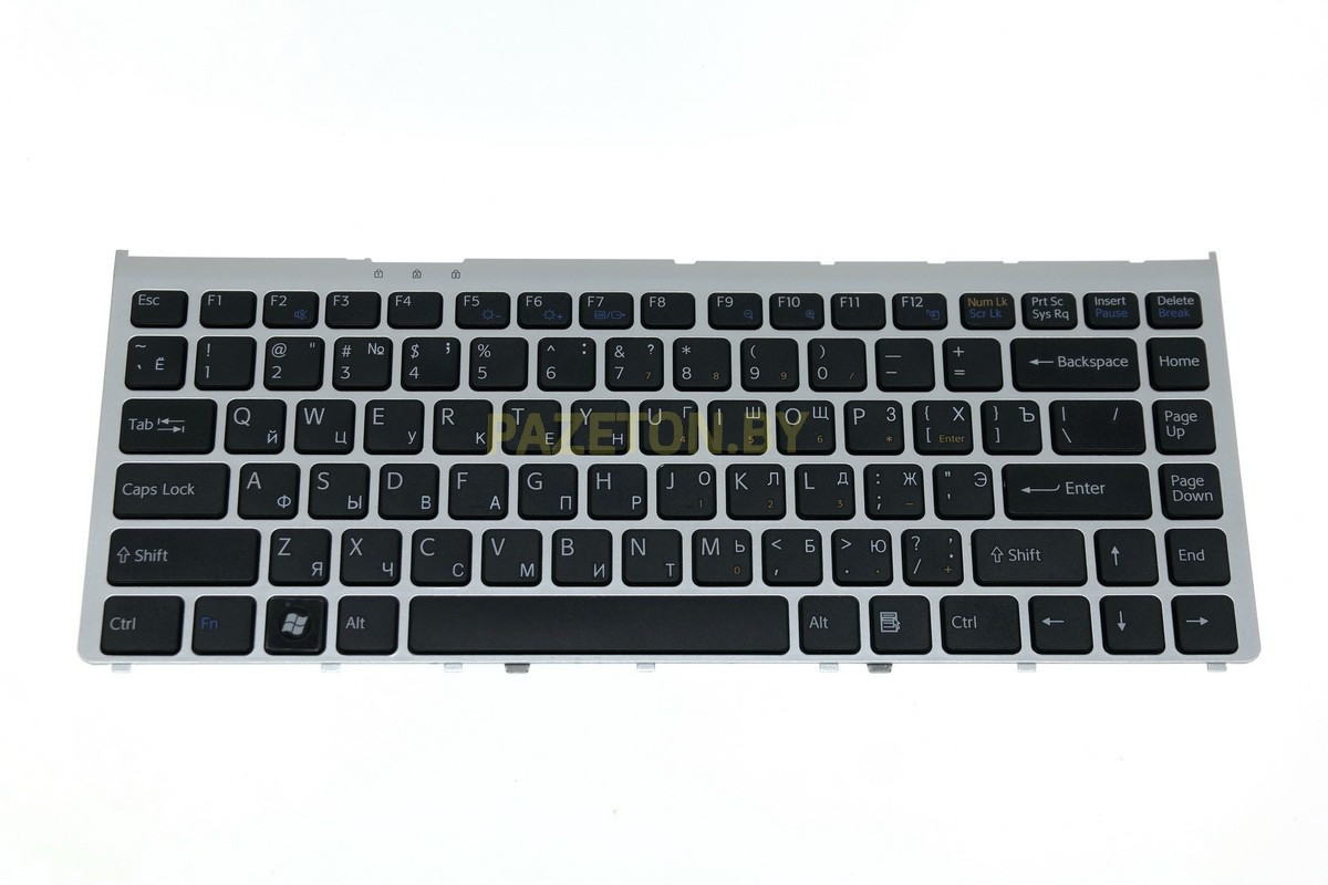 Клавиатура для ноутбука Sony Vaio VGN-FW черная и других моделей ноутбуков