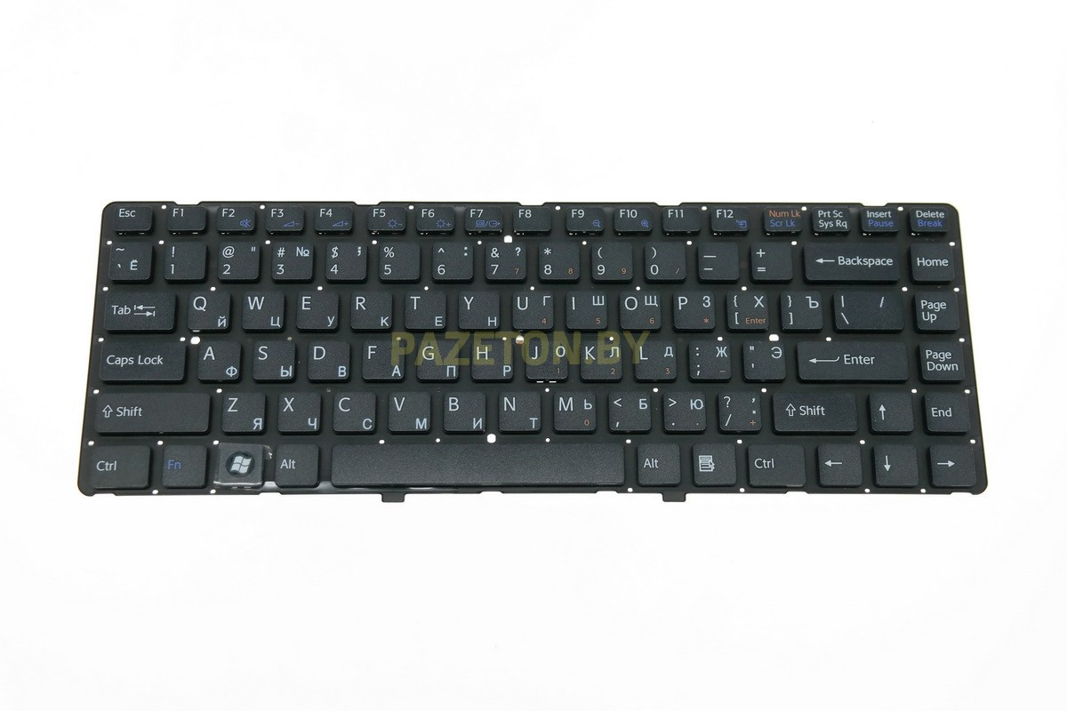Клавиатура для ноутбука SONY VAIO VGN-NW черная и других моделей ноутбуков - фото 1 - id-p94239213