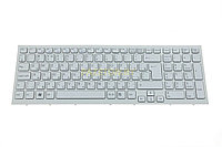 Клавиатура для ноутбука Sony Vaio VPC-EB белая и других моделей ноутбуков