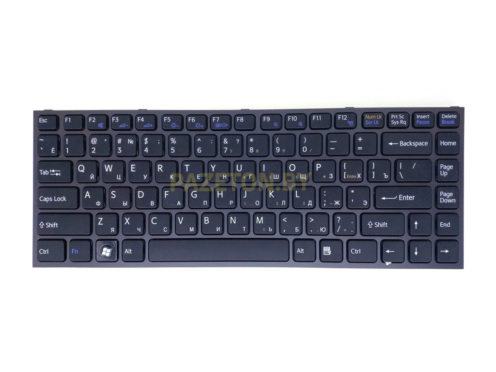 Клавиатура для ноутбука Sony Vaio VPC-Y черная и других моделей ноутбуков - фото 1 - id-p97705649