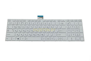 Клавиатура для ноутбука TOSHIBA Satellite L50 белая в рамке и других моделей ноутбуков