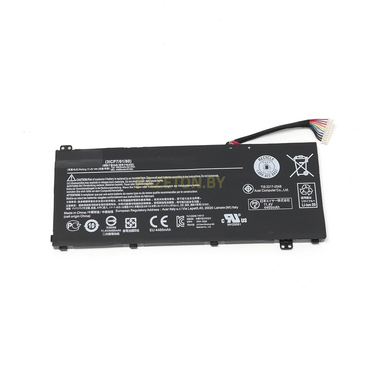 Батарея AC14A8L 11.4V 52.5Wh для Acer Acer V15 Nitro Aspire VN7-571 VN7-591 VN7-571G VN7-791G VN7-791 - фото 1 - id-p153863520