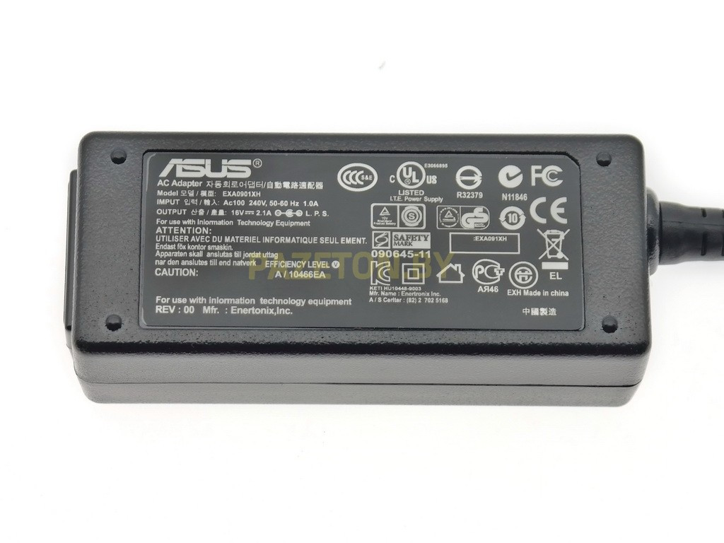 Блок питания для ноутбука Asus 19V 2.1A 40W штекер 2.5x0.7 силовой кабель в комплекте - фото 2 - id-p98045524