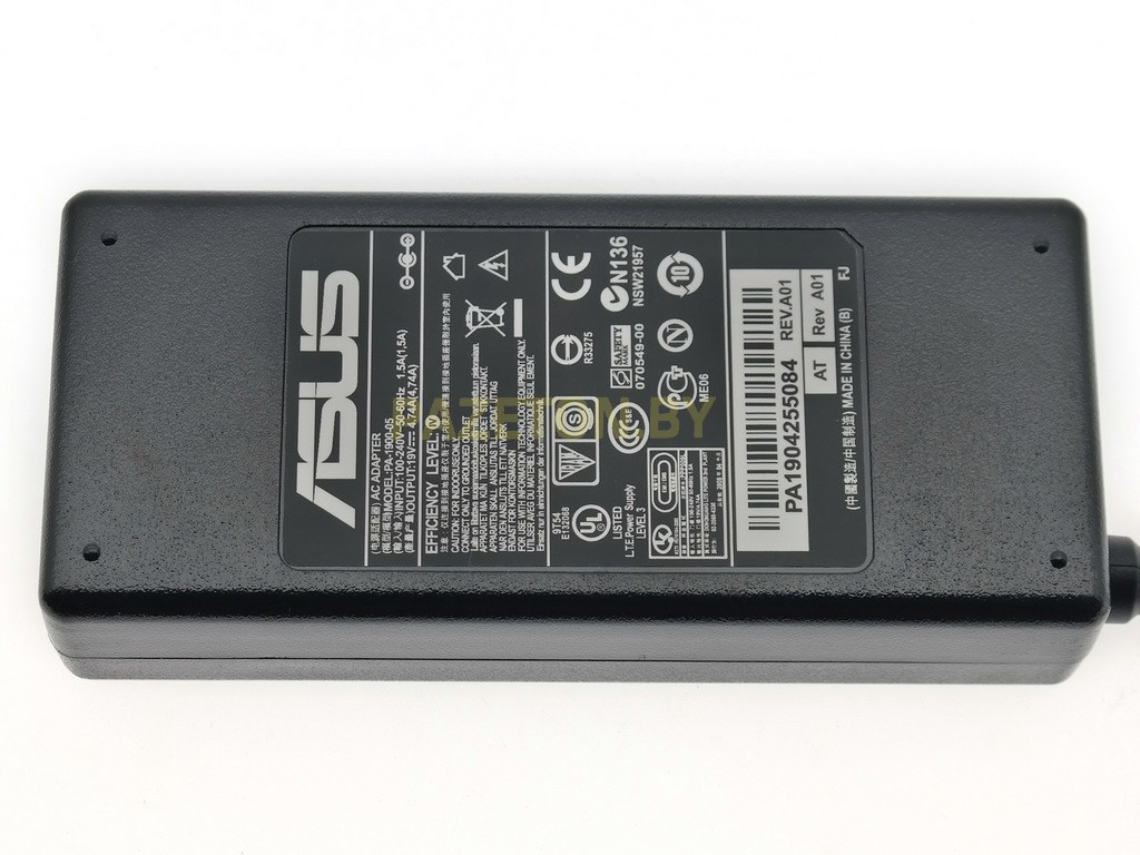 Блок питания для ноутбука ASUS 19V 4.74A 90W штекер 2PIN 5.5X2.5 силовой кабель в комплекте - фото 2 - id-p126695211