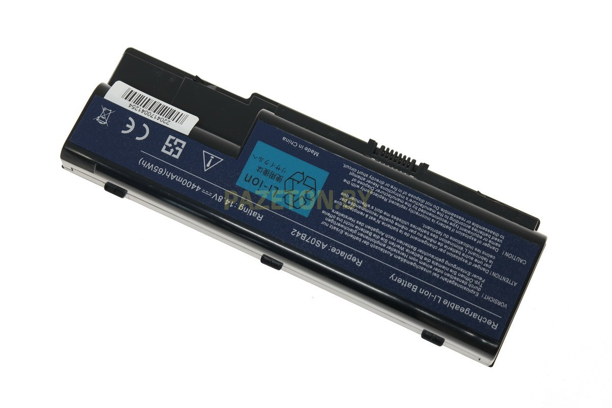 Батарея AS07B32 14,8В 4400мАч для Acer Aspire 5520 5230 5920 6930 7230 7520 7540 7520 7720 8920 и других - фото 3 - id-p94238071