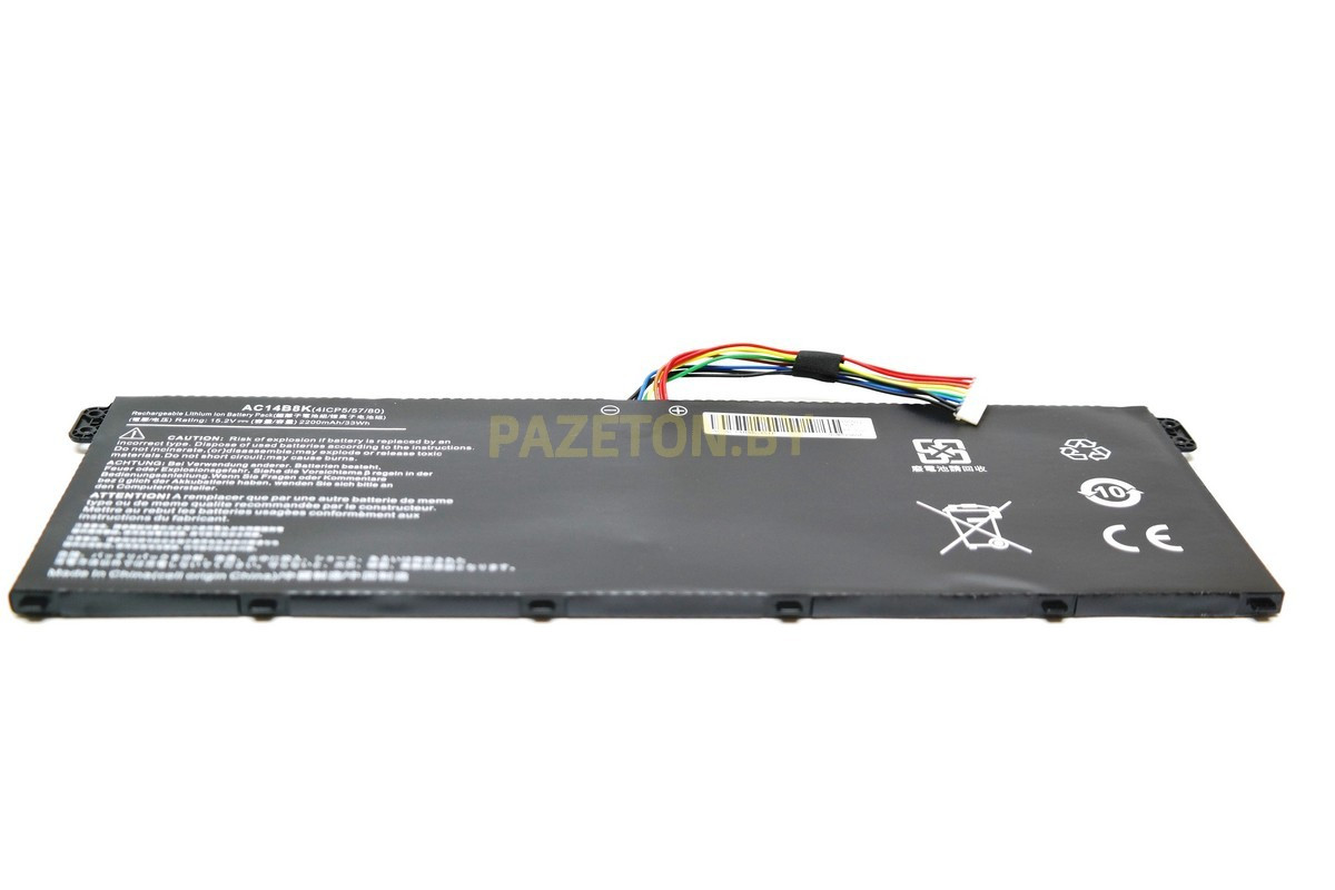 Батарея для ноутбука Acer Aspire R5-571TG R7-371T R7-372T S13 R5371T li-pol 15,2v 2200mah черный - фото 4 - id-p126693600