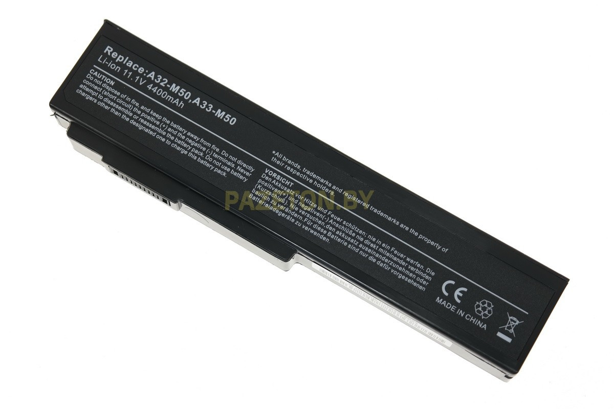 Аккумулятор для ноутбука Asus G51Vx G60J G60JX G60V li-ion 11,1v 4400mah черный - фото 1 - id-p94238196