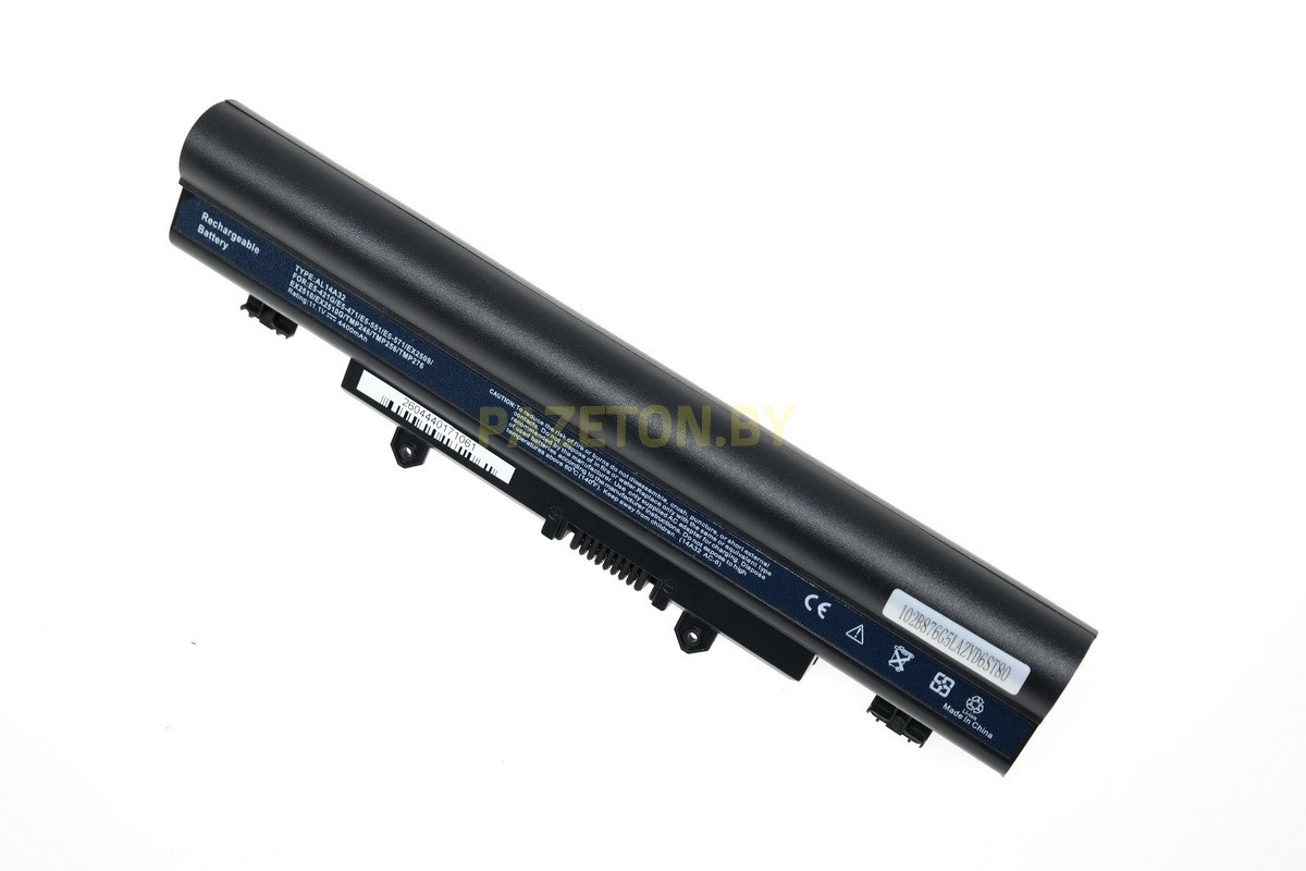 Аккумулятор для ноутбука Acer Aspire E5-411 E5-421 E5-421 E5-421G li-ion 10,8v 4400mah черный, фото 1