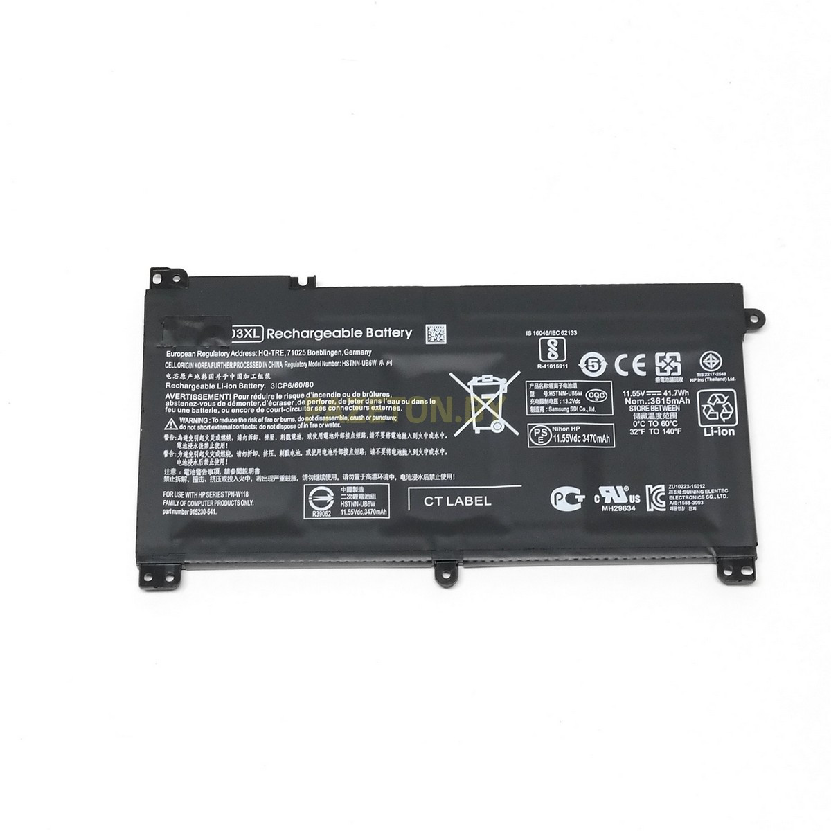 Батарея ON03XL для HP HP Pavilion X360 13-U HP Stream 14-AX 11.55V 41.5Wh и других моделей ноутбуков