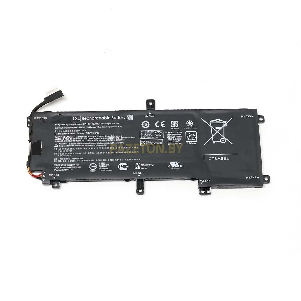 Батарея VS03XL для HP ENVY 15-AS 11.55V 52Wh и других моделей ноутбуков