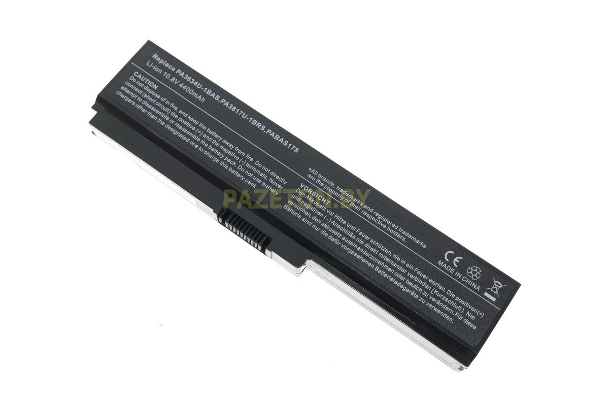 Аккумулятор для ноутбука Toshiba Portege M800 M803 M807 M819 li-ion 10,8v 4400mah черный