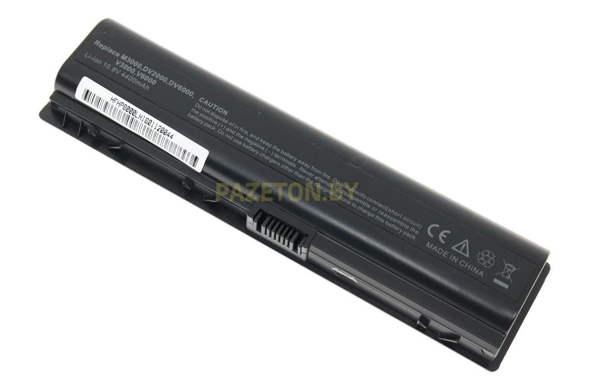 Батарея для ноутбука HP Pavilion G6000 G7000 dv2000 dv2100 li-ion 10,8v 4400mah черный
