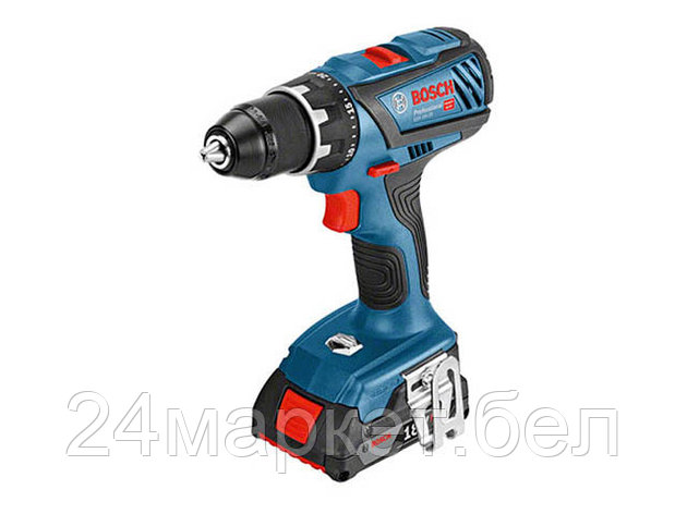 Аккум. дрель-шуруповерт BOSCH GSR 18V-28 в чем. (18.0 В, 2 акк., Li-Ion, 63 Нм,), фото 2