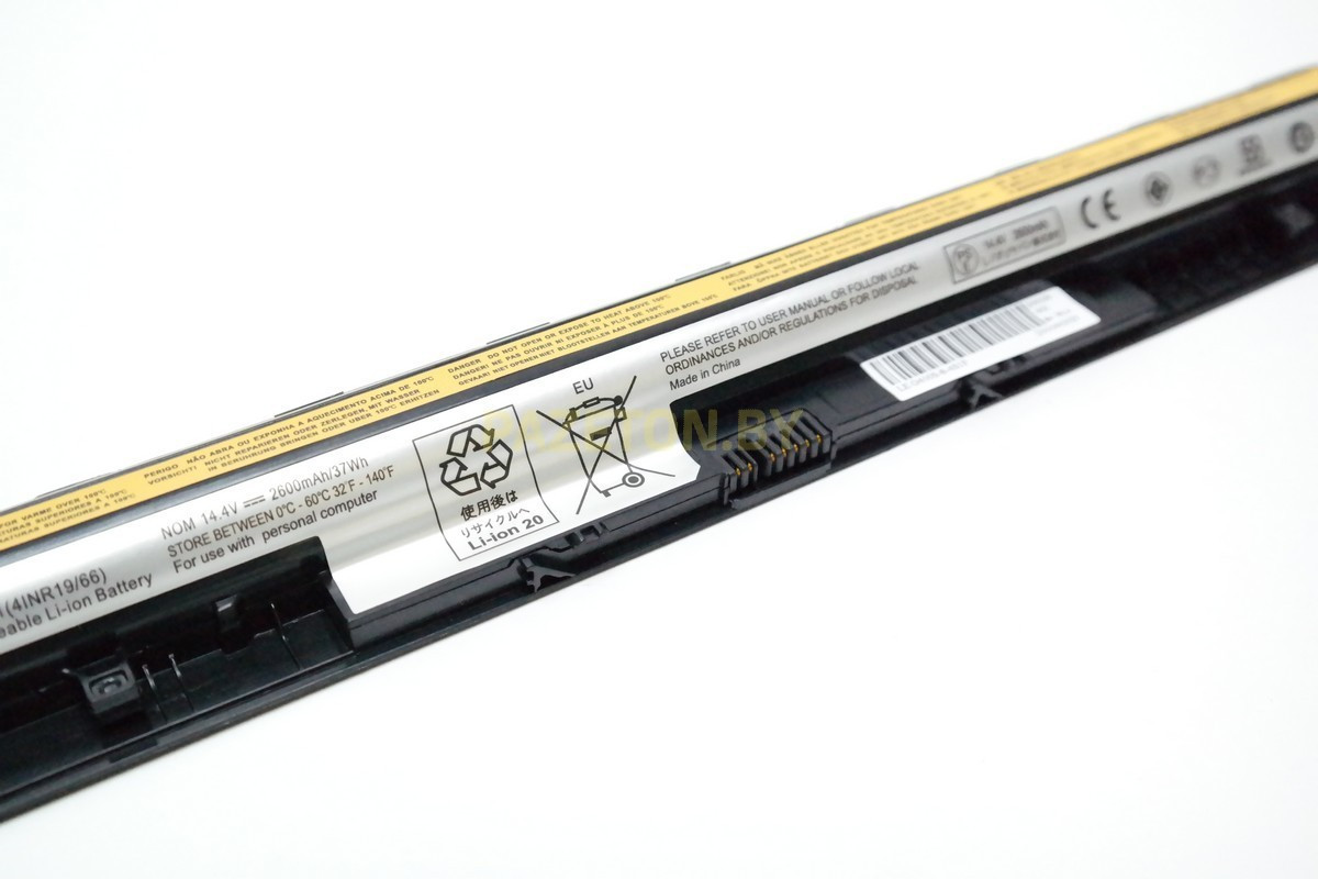 Батарея L12S4E01 14,4В 2600мАч ЧЕРНЫЙ для Lenovo IdeaPad G50-70 G400s G500s и других - фото 2 - id-p122937207