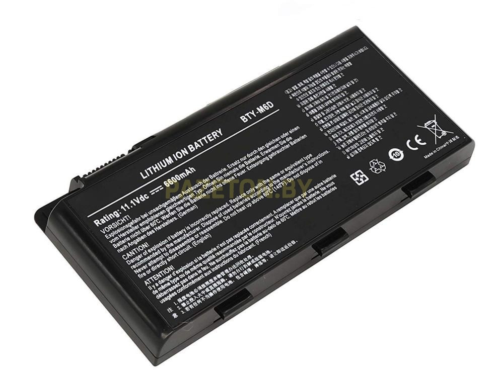 Батарея BTY-M6D 10,8В 6600мАч для MSI GT60 GX60 GT70 GT660 и других - фото 2 - id-p94238520