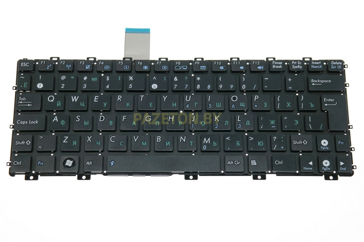 Клавиатура для ноутбука ASUS EEEPC 1011 1015 под рамку черная и других моделей ноутбуков