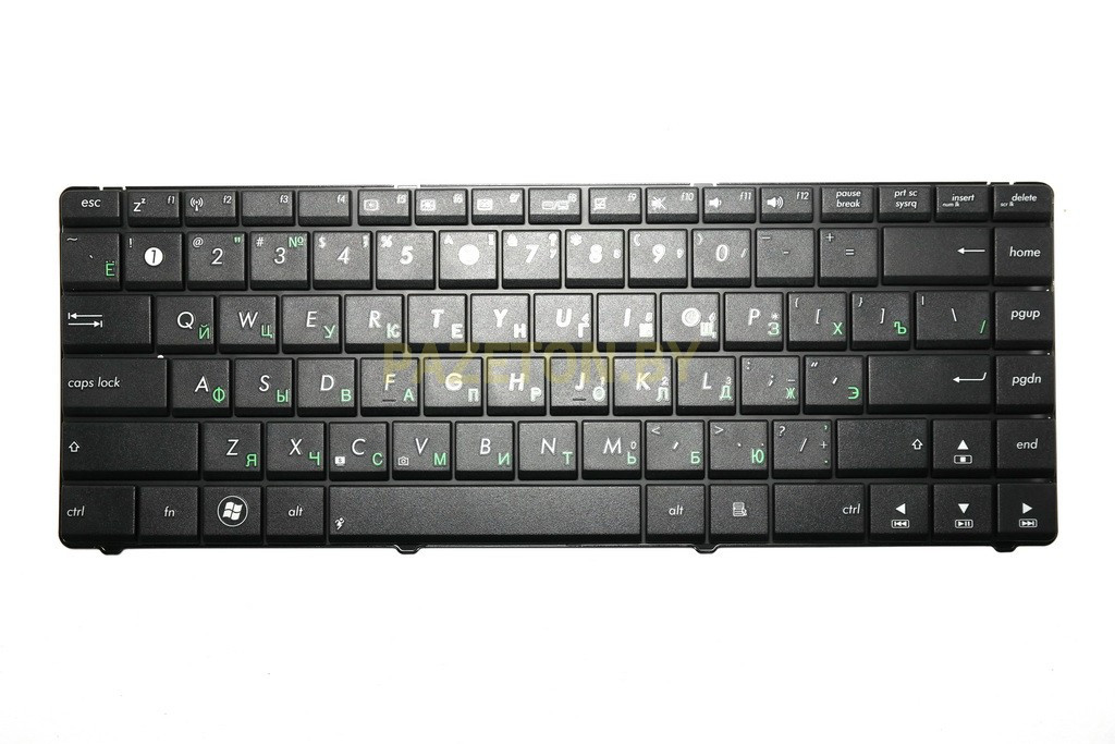 Клавиатура для ноутбука Asus N43 N82 p42f p43e и других моделей ноутбуков