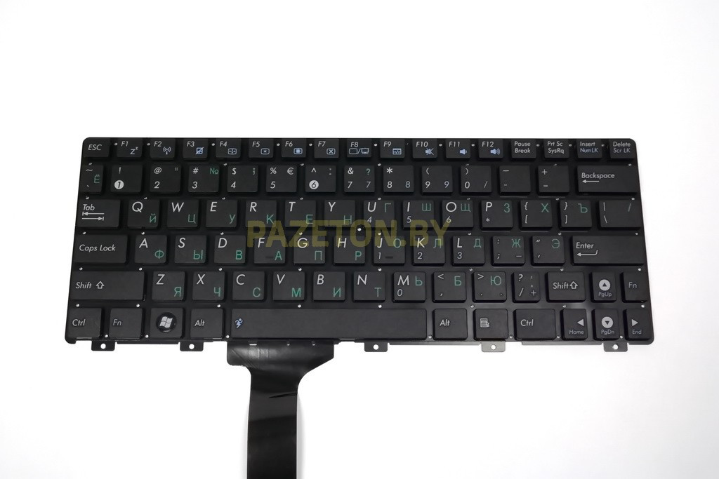 Клавиатура для ноутбука Asus X101 черная и других моделей ноутбуков