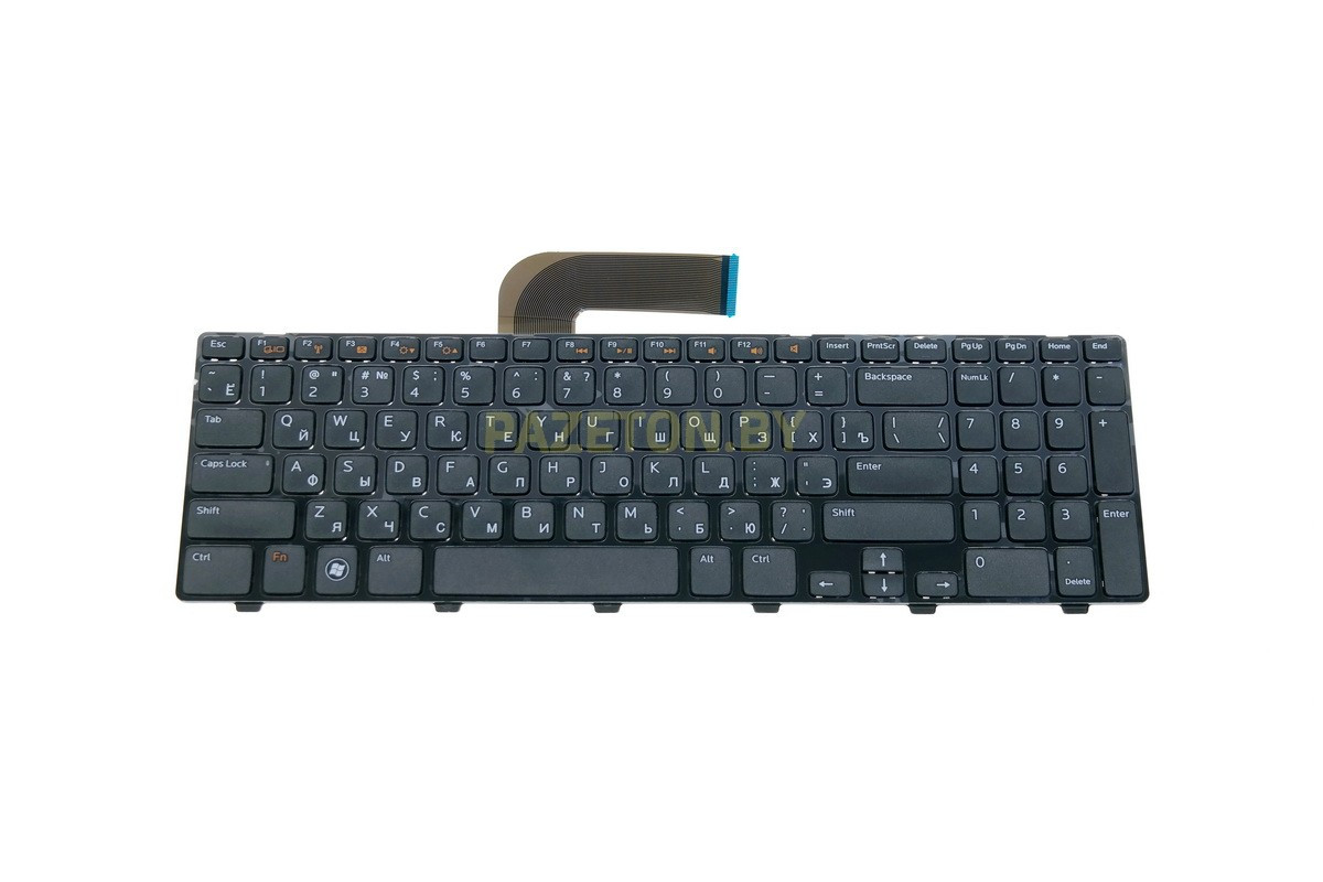 Клавиатура для ноутбука DELL INSPIRON 15R N5110 Q15R M5110 в рамке черная и других моделей ноутбуков - фото 1 - id-p94238868